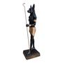 Imagem de Estatueta Anubis Grande de Resina Deus Egipcio Protetor - Decore Casa