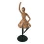 Imagem de Estatueta Bailarina Rose em Resina com Suporte em Metal