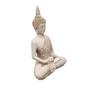 Imagem de Estatueta Buda Hindu Médio Cor Branco Envelhecido