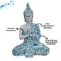 Imagem de Estatueta Buda Hindu Prosperidade e Harmonia Decoração Casa Resina