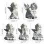 Imagem de Estatueta de jardim POPG Little Girl Angels Cherubs