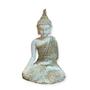 Imagem de Estatueta de resina de buddha sentado branca
