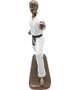 Imagem de Estatueta Decoração Lutador Capoeira Escultura Resina 23cm