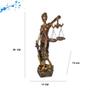 Imagem de Estatueta Decorativa Deusa da Justiça Themis Escritório Advocacia