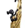 Imagem de Estatueta Decorativa Mãe Africana e Filhos Dourado Luxo 28cm