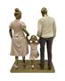 Imagem de Estatueta Enfeite Avós com Neta em Resina Decoração Moderna