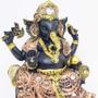 Imagem de Estatueta Ganesha Enfeite Decorativo Prosperidade Decoração Zen Estátua Decorativa Elefante Indiano Hindu