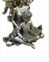 Imagem de Estatueta Mãe Sentada Com Casal de Filhos Resina Espressione