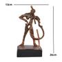 Imagem de Estatueta Para Decoração de Sala Violoncelo Gold Music 25 Cm