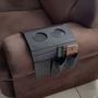 Imagem de Esteira bandeja suporte sofá porta copos e controle costura