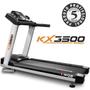 Imagem de Esteira Ergométrica Profissional KX3500 Aço Carbono Kikos Fitness KW 110V