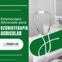 Imagem de Estetoscópio Siliconado para Ozonioterapia Auricular - PRONTA ENTREGA!