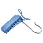 Imagem de Esticador Plástico com Abertura Lateral para cabo mini Drop Óptico FTTH Pier Telecom Azul