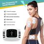 Imagem de Estimulador Muscular Elétrico EMS - 8 Almofadas para Fisioterapia e Massagem de Costas e Pescoço
