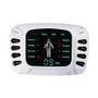 Imagem de Estimulador Muscular Elétrico EMS - 8 Almofadas para Fisioterapia e Massagem de Costas e Pescoço