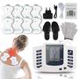Imagem de Estimulador Muscular EMS De Corpo Inteiro 16 Almofadas Kit De Fisioterapia De Massagem De Terapia De