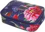 Imagem de Estojo Box Container Flowers Azul Dermiwil com 1 zíper