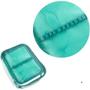 Imagem de Estojo Box Cristal Com Divisao Verde