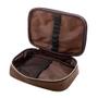 Imagem de Estojo Box Necessaire Pets Dog Marrom ziper c/ pompom - BRW