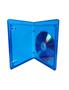 Imagem de  estojo / box para blu-ray azul solution 2go c/logo - kit c/10 unidades