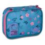 Imagem de Estojo Box Stitch Disney Azul Lilás Rosa Juvenil Escolar 