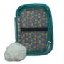 Imagem de Estojo box transparente c/aba decorada + pompom FIZZ