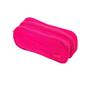 Imagem de Estojo BRW Nylon 2 Zipers Pink