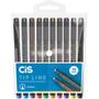 Imagem de Estojo Caneta Fineliner CiS Tip Line C/10 Cores 0.4mm 