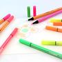Imagem de Estojo Caneta Stabilo Point 88 + Pen 68 com 10 Cores Neon