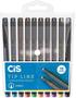 Imagem de Estojo Caneta Trip Line 0.4mm Com 10 Cores Cis