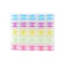 Imagem de Estojo com 25 Carretilhas Altas Plásticas Coloridas - Westpress