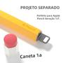 Imagem de Estojo de Silicone para Tablet Apple - Capa Protetora com Porta-Stylus (2 em 1)