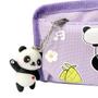 Imagem de Estojo Duplo Infantil Pandinha Com Pingente Fofo
