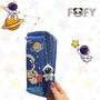 Imagem de Estojo escolar aventureiro astronauta cor azul ff9021 - fofy