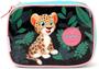 Imagem de Estojo Escolar Feminino Animals 100 Pens Up4You Verde Ref.39384
