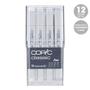 Imagem de Estojo Marcador Copic Classic 12 Cores Cool Gray CG