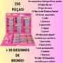Imagem de Estojo para Meninas Rosa Kit completo Material Escolar Entrega Rápida