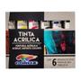 Imagem de Estojo Tinta Acrilica 20 Ml 6 Cores