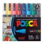 Imagem de Estojoojo Caneta Uni Posca Pc 5m com 8 Cores Uniball