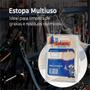 Imagem de Estopa Limpeza Geral Branca Pinheiro 800g Kit C/8
