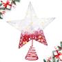 Imagem de Estrela Ponteira Para Arvore de Natal 30cm Aramada com Leds