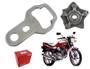 Imagem de Estrela Seletora do Cambio + Braço Seletor Embreagem Original Honda Cg 125 Today Titan Bros Xlr Xls 125 Aero Strada Xr Nx 200 De 1988 Ate 2008