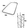 Imagem de Estribo De Aço 14X35 Nervurado Vergalhão 100 Peças Aço CA60
