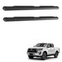 Imagem de Estribo Hilux 2016 Oval Aço Preto Com Kit (1930mm)