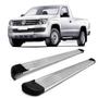 Imagem de Estribo Lateral Amarok 2010 a 2022 Cabine Simples Prata Polido Track