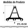 Imagem de Estribo Triangular Para Lajes Aço 4,2/5,0mm 500un Ferragens