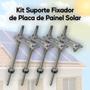 Imagem de Estrutura Painel Solar Suporte Parafuso Telhado - Kit 4 UN