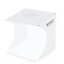 Imagem de Estúdio Fotográfico Portátil 23cm LED Light Box Dobrável Profissional USB Fundo Duplo