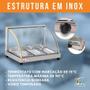 Estufa Para Salgados 3 Bandejas Expositor Elétrico Titã 110V Imagem de Estufa Para Salgados 3 Bandejas Expositor Elétrico Titã 110V