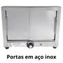 Imagem de Estufa vidro curvo 2 bandejas inox com selo do inmetro